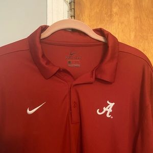 Alabama Nike Long sleeved polo- barely worn